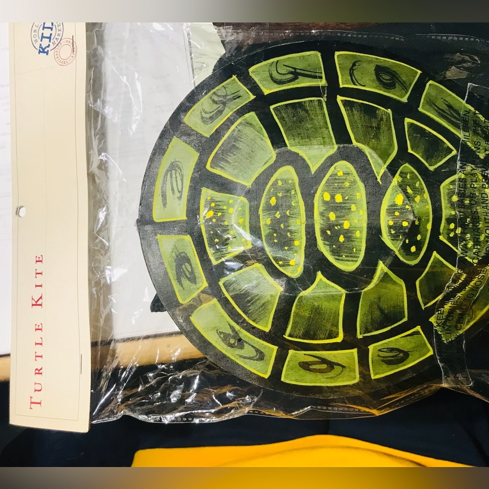 World Market NIP Turtle Kite with String